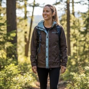 Marmot Women's Brown and Blue Utility Jacket